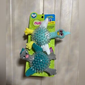 Chase 'n Chomp Durable TPR Squeaking Fetch Ball Dog Toy, 3 Silly Ball